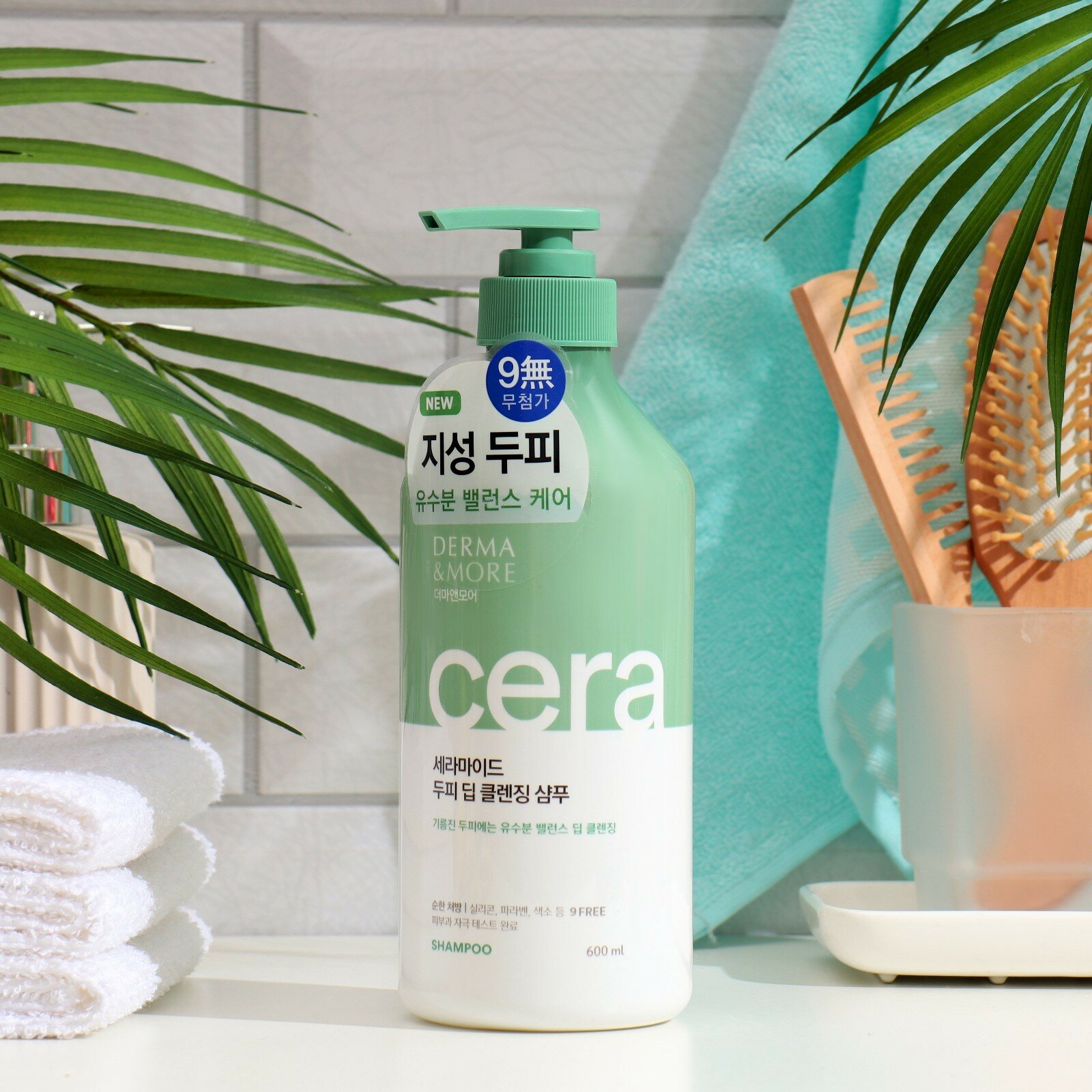 Шампунь для волос Derma & More глубокое очищение 600мл Aekyung Industrial - фото №18