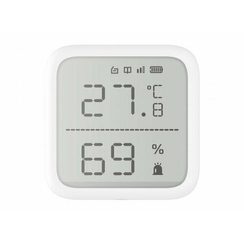 Беспроводной датчик температуры и влажности Hikvision DS-PDTPH-E-WE
