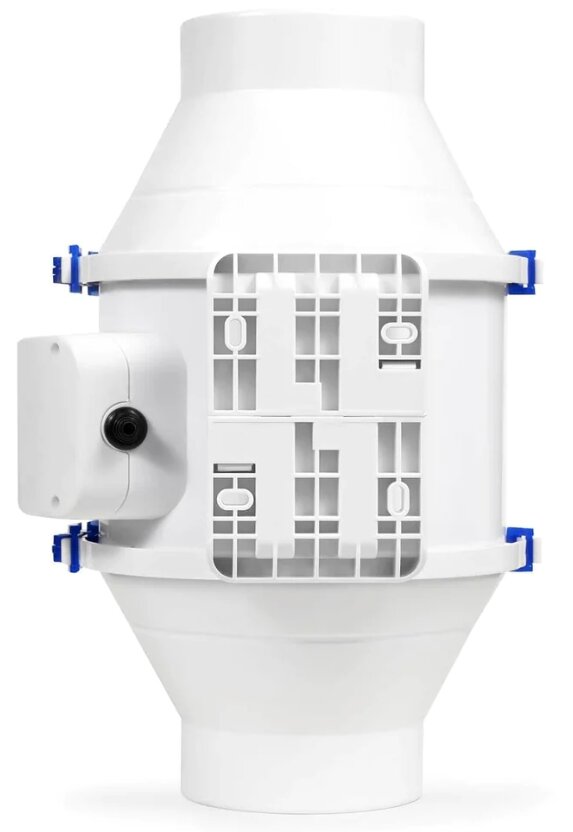 Канальный вентилятор Hon&Guan GF-200P из ABS-пластика со смешанным потоком - фотография № 3