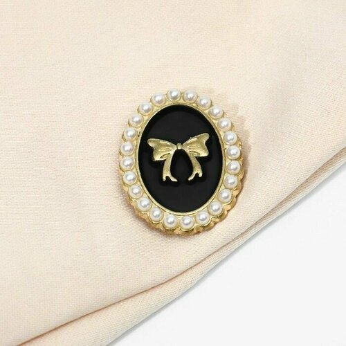 фото Зажим для платка queen fair, черный