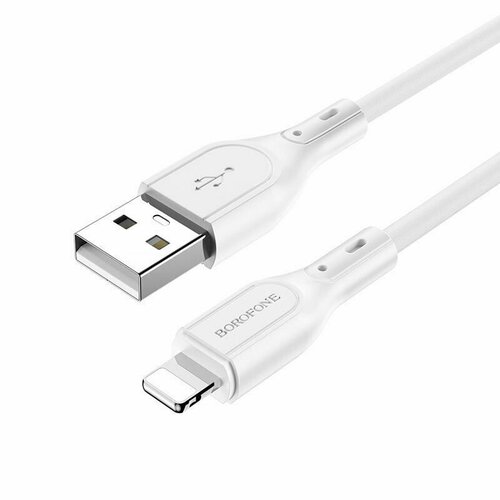 Кабель BOROFONE BX66 USB - Lightning, 1 метр, белый