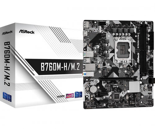 Материнская плата Asrock B760M-H/M.2 (LGA1700, mATX)