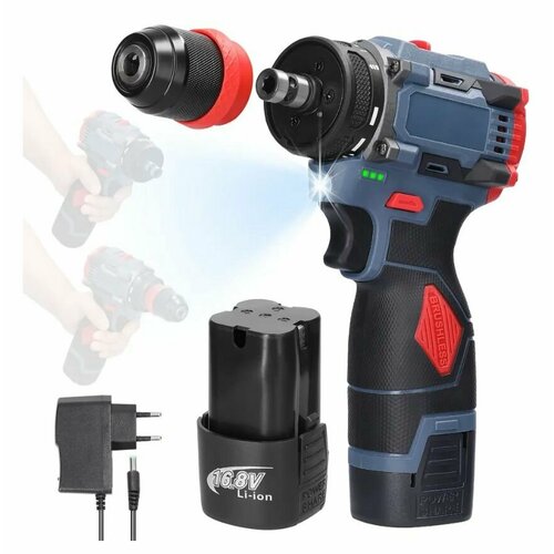 Дрель-шуруповерт трансформер З а м 168 В 45 Нм 2 АКБ 439900₽