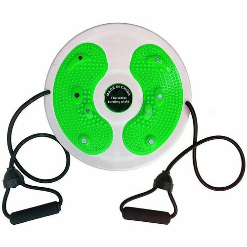 Диск здоровья SPORTEX Грация с магнитами и эспандером (зеленый) диск здоровья с эспандерами