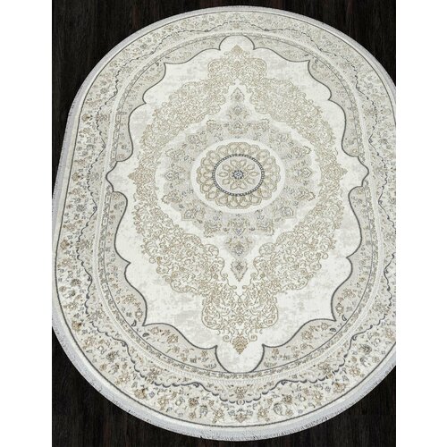 Ковер SANDALI 29826Y BEIGE / CREAM Овал 2x2.9 м. ворс 9мм.