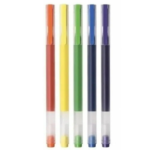 Xiaomi набор цветных ручек Mi Jumbo Gel Ink Pen 5 шт (MJZXB03WC), разноцветный