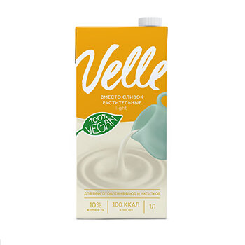 Сливки растительные рисовые Velle , 1л
