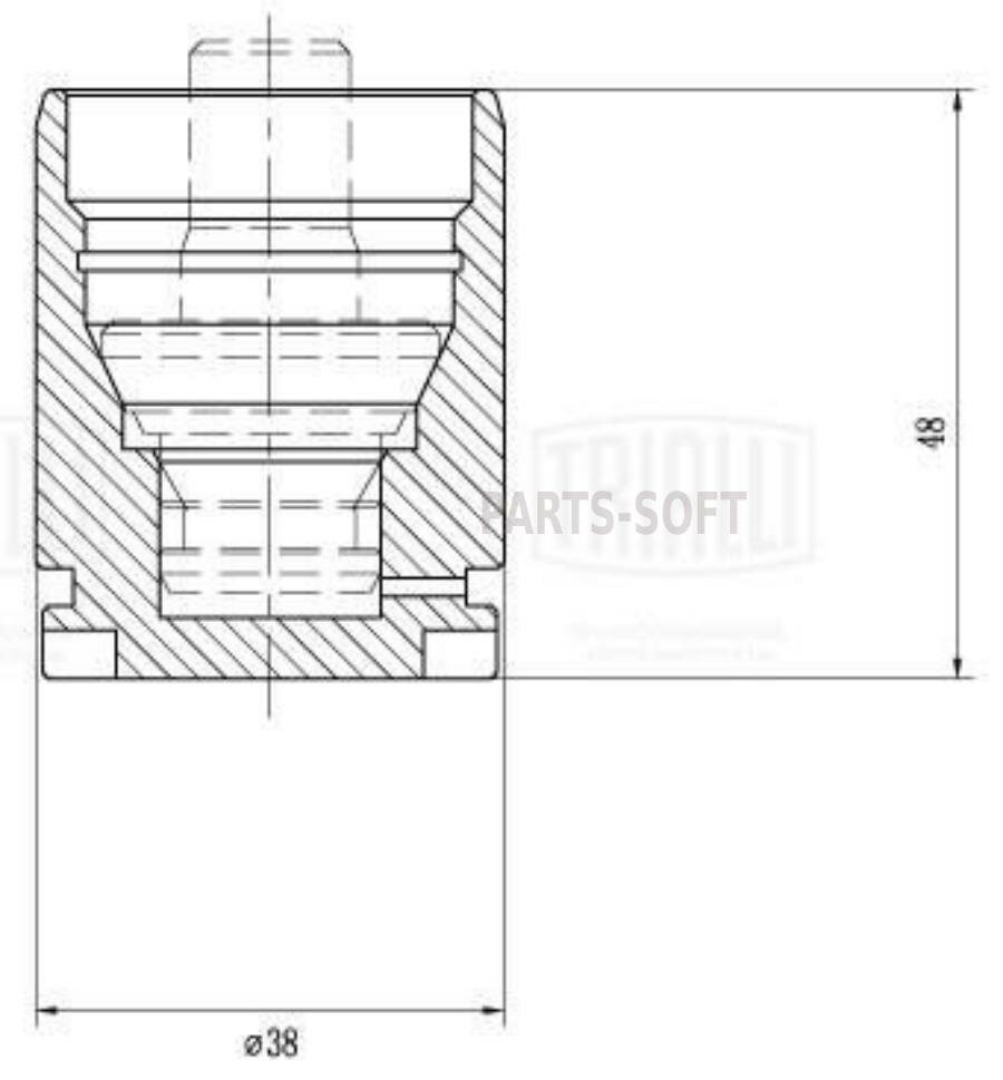 TRIALLI RCF 350137P Поршень суппорта зад. d=38мм