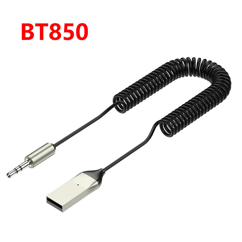 Автомобильный аудиоприемник BT850, с Bluetooth, сумкой и голым металлическим рукавом