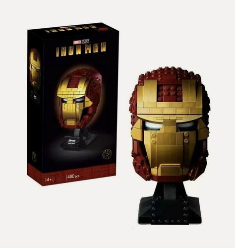 Изображение товара Конструктор Супергерои Марвел Шлем Железного Человека / Marvel Iron Man / 480 деталей