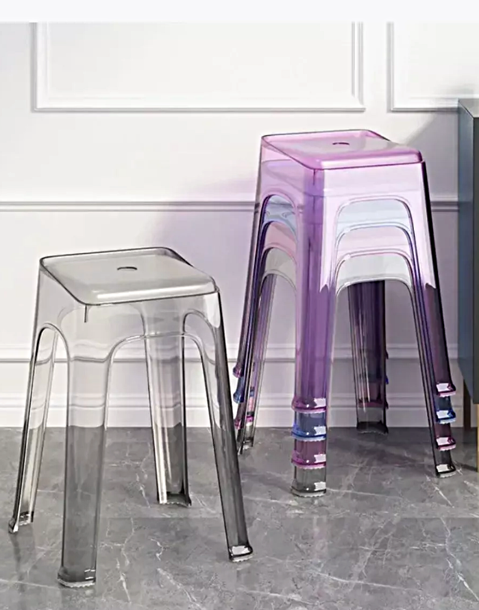 Стулья, Табуретки Xiaomi Табурет сверхпрочный, Пластиковый табурет для кухни дома, Черный