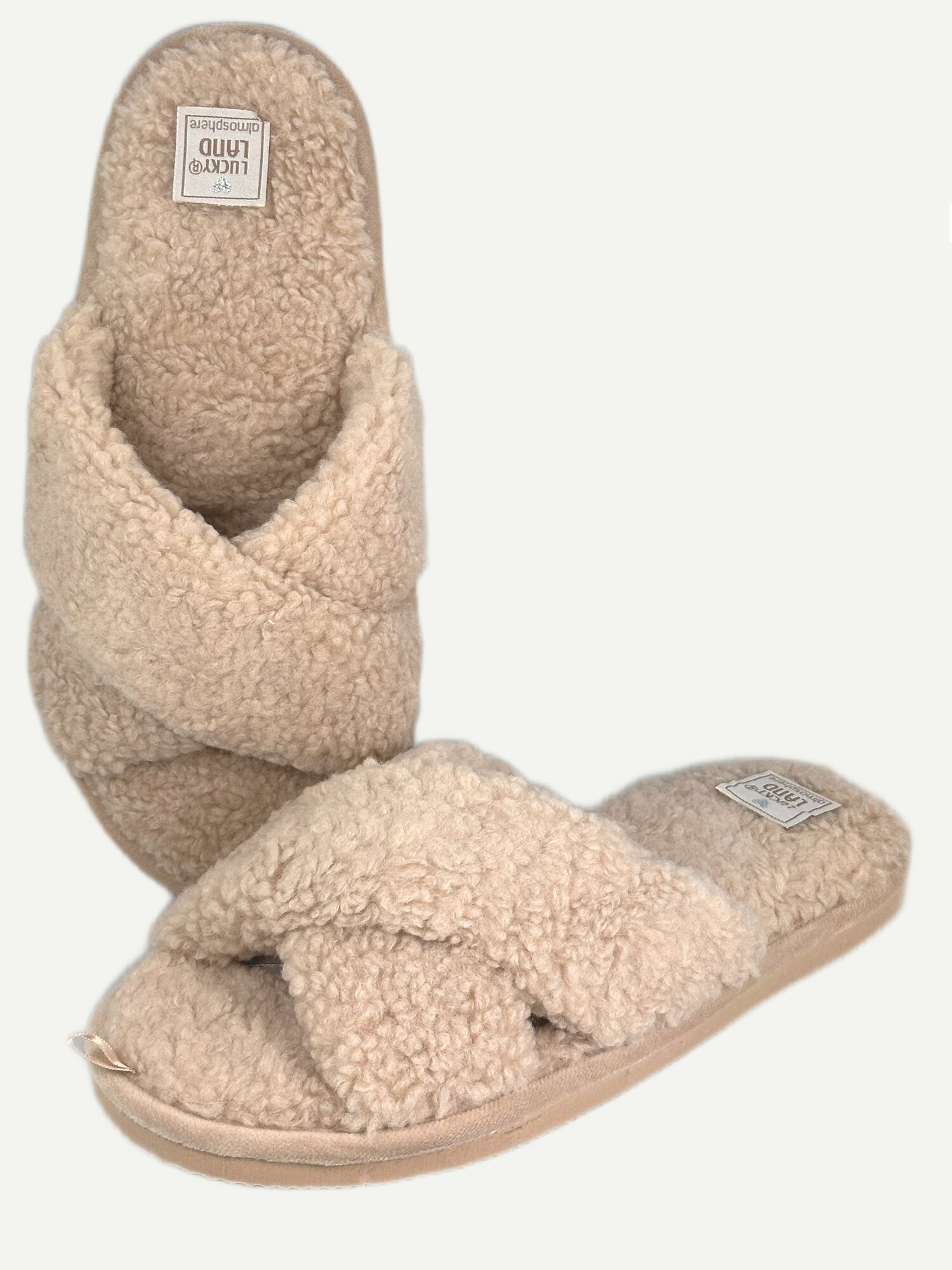 Тапочки LuckyLand  размер 39  светло коричневый