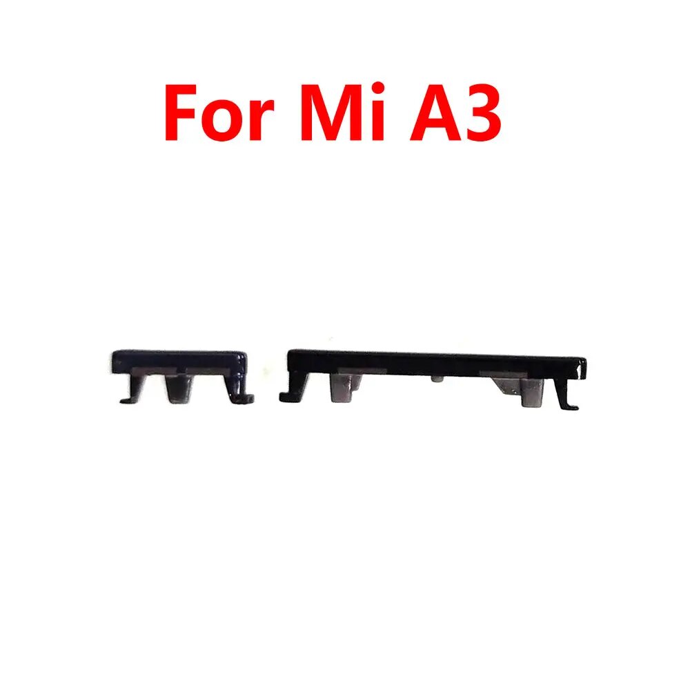 Для Xiaomi A3 SIde кнопка регулировки громкости + кнопка включения/выключения питания набор запасных частей Серебристый