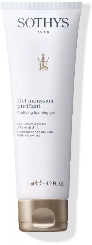 Sothys гель-мусс для умывания с экстрактами ириса и таволги Purifying Foaming Gel, 125 мл — фото 1