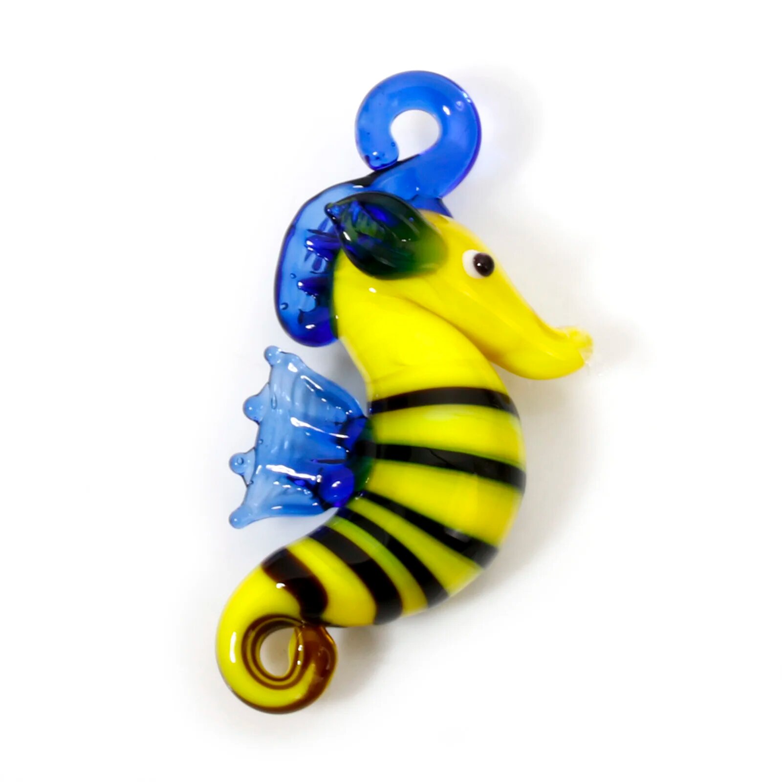 Стеклянный декор морской конек DoreenBeads Yellow1 Желтый Унисекс