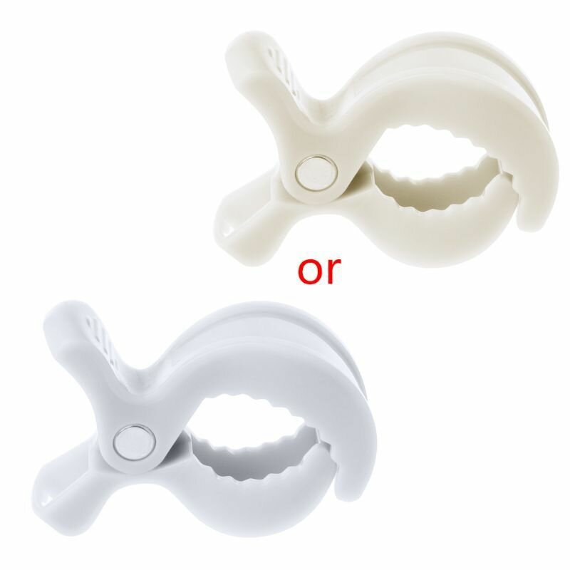 Детский крючок для коляски Белый