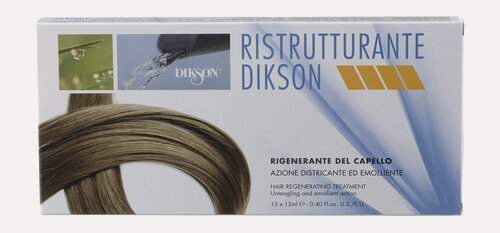 Изображение товара DIKSON Ristrutturante Комплекс для востановления поврежденных волос реструктурирующий, 12х12 мл