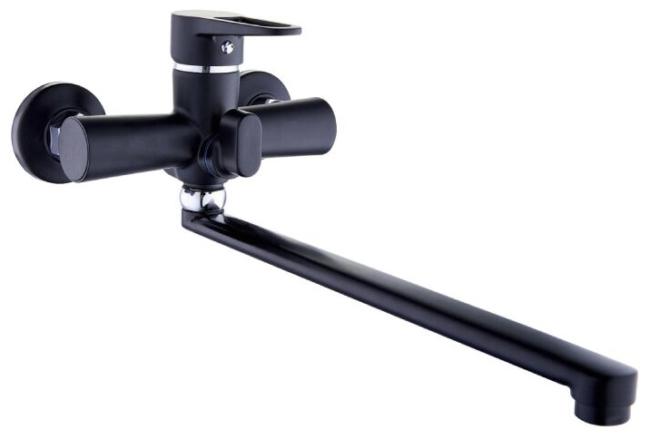 Смеситель для ванны, ZEGOR PUD7-A045-YB, черный