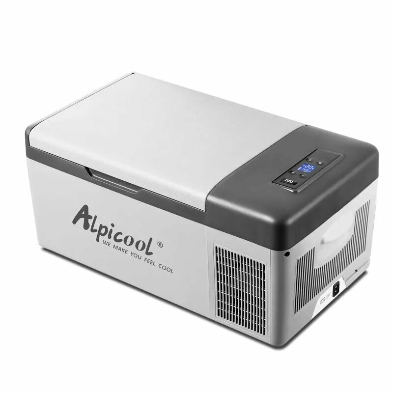 Автохолодильник Alpicool, компрессорный, 15л, серый/черный матовый