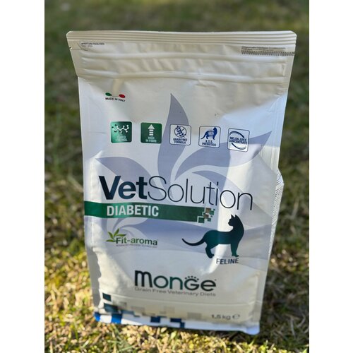 Сухой корм Monge VetSolution Cat Diabetic Диабетик для кошек при сахарном диабете 1,5 кг