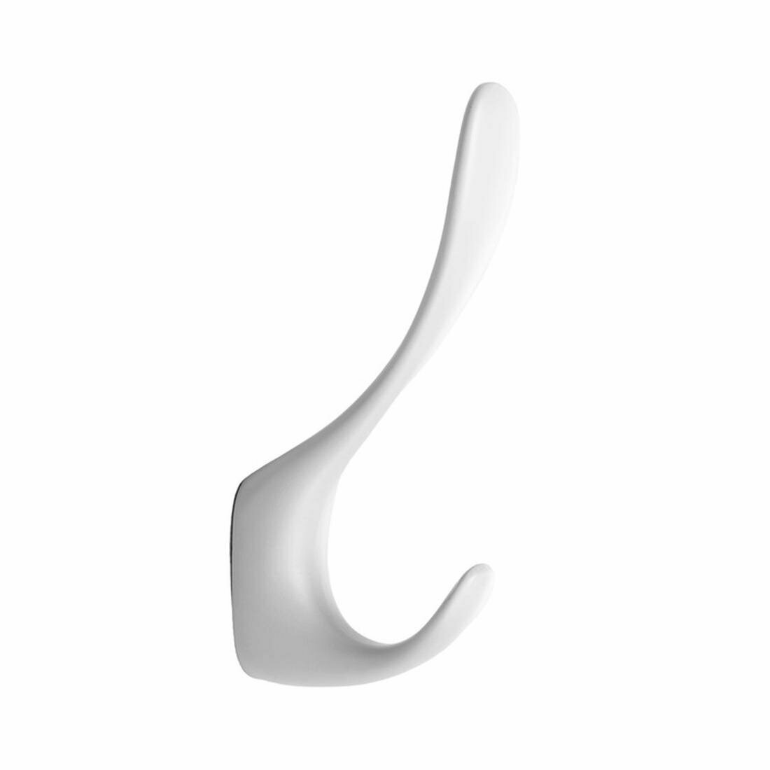 Крючок мебельный CAPPIO HEEL двухрожковый цвет лунный серый