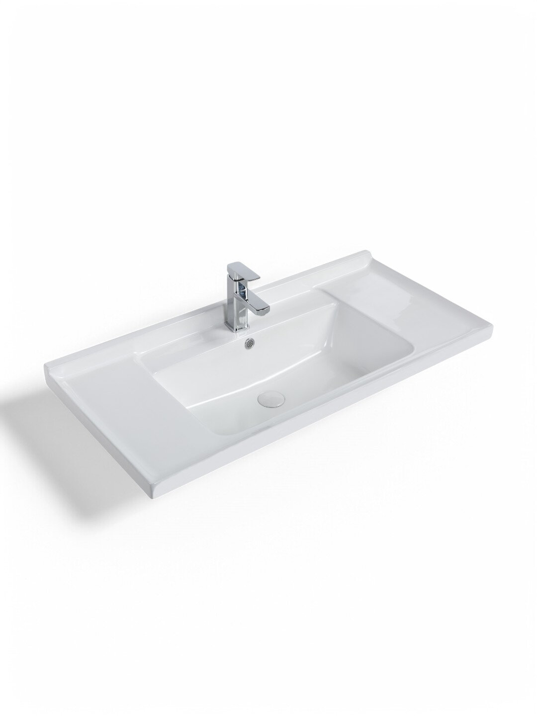 Белая керамическая раковина для ванной комнаты, OSSO-W5 60см — фото 1