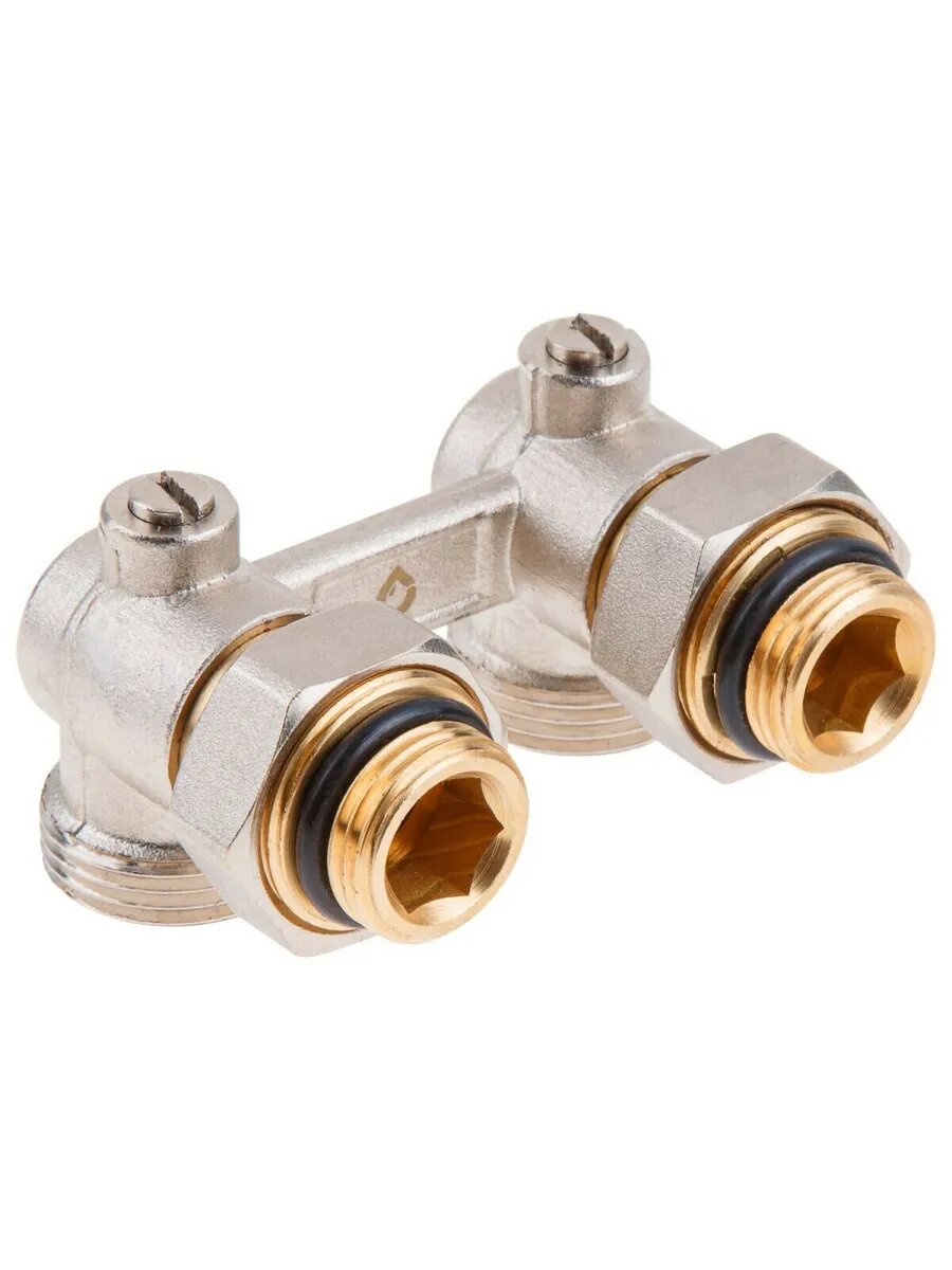 Узел для нижнего подключения радиаторов 3/4" угловой AV Engineering (AVE289001)