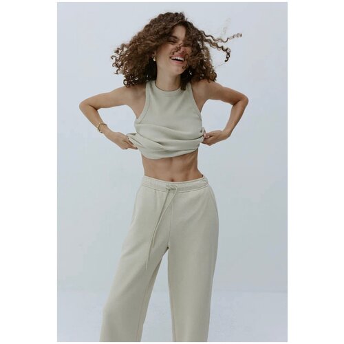 фото Брюки овер лен - l basis