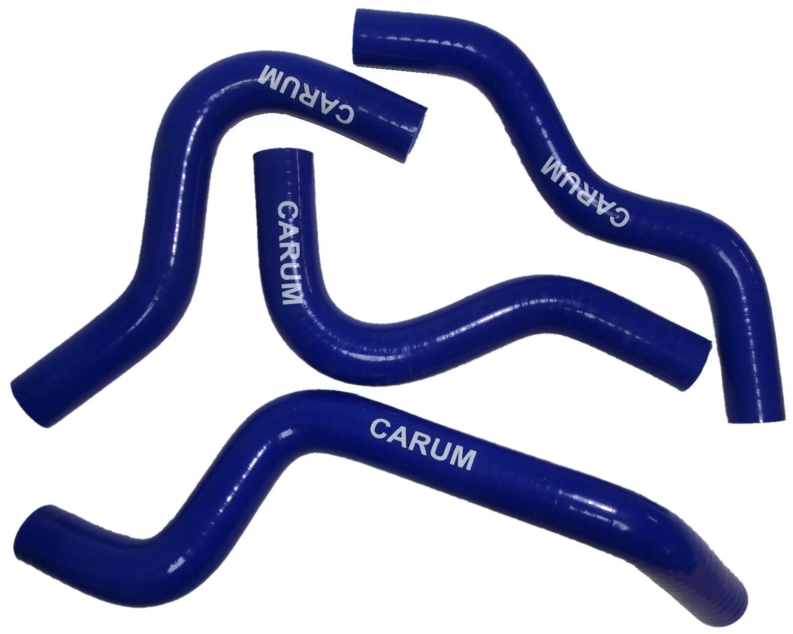 Патрубки отопителя Г-3302 дв.406 (к-т 4шт) силикон CARUM