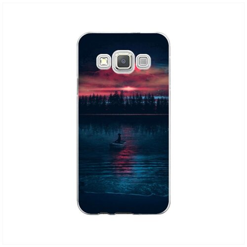 фото Силиконовый чехол "лодка в закате" на samsung galaxy a3 / самсунг галакси а3 case place