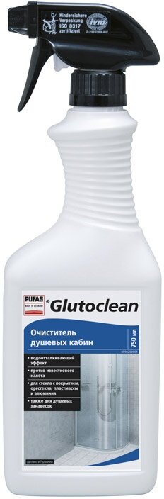 Пуфас Glutoclean N374 Очиститель для душевых кабин (0,75л) Gl Duschkabinen Reinig