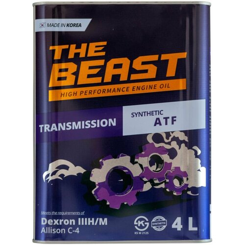 E0608L04U1 THE BEAST Синтетическое трансмиссионное масло ATF 3 (4л)