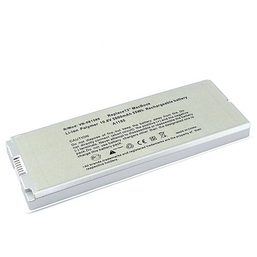 фото Аккумулятор для ноутбука apple macbook a1185 55wh белая oem