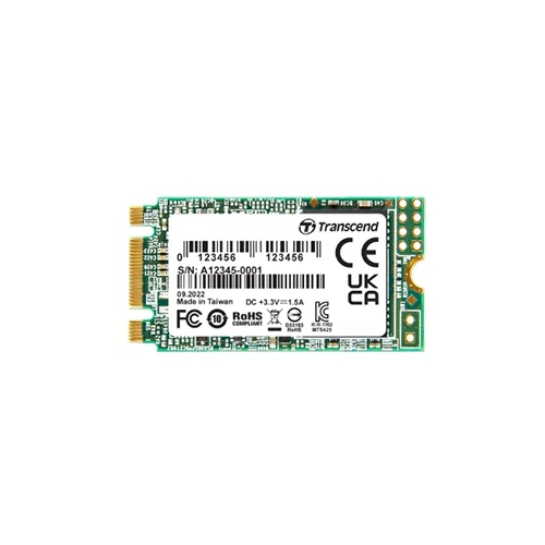 SSD-диск M.2 500Gb Transcend MTS425 TS500GMTS425S (SATA3, up to 530/480MBs, 3D NAND, 180TBW, 22x42mm)