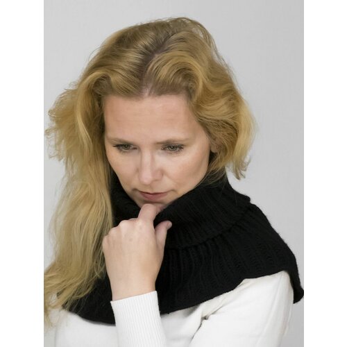 Снуд LanaCaps, 40х33 см, one size, черный