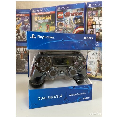 Геймпад для PS4 , черный геймпад беспроводной для ps4 dualshock 4 v2 зеленый камуфляж