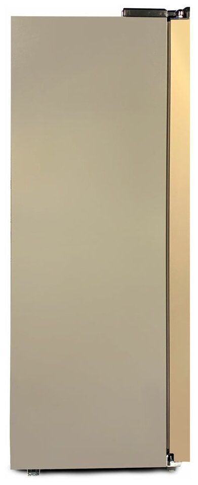 Холодильник Side by Side Ginzzu NFK-420 золотистый - фотография № 4