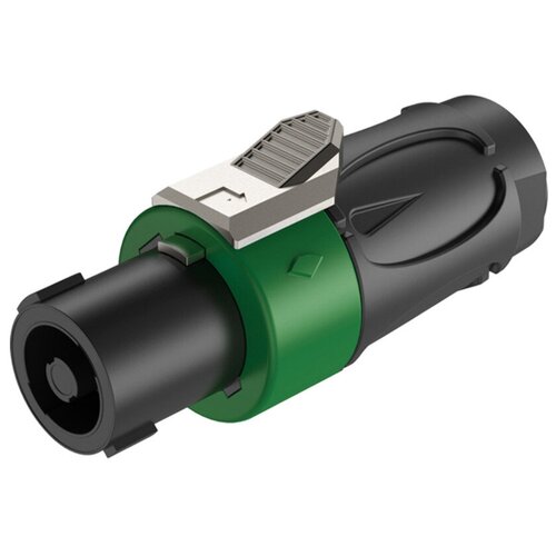 eco rp031 разъем кабельный типа speakon 4 х контактный female Разъем SpeakON 4-Pin Roxtone RS4F-S-GN