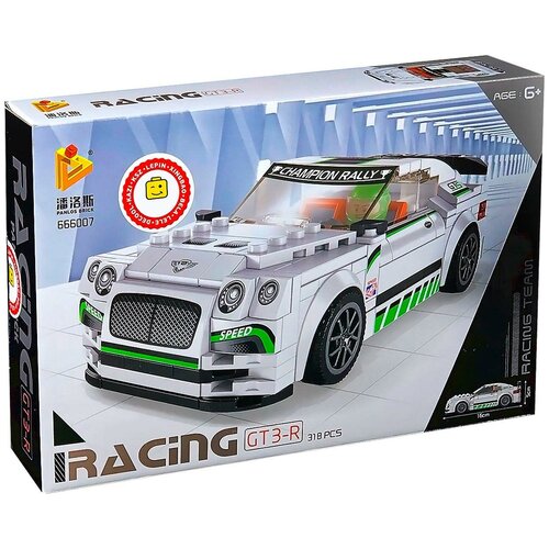 Конструктор China bricks 666007 Bentley Continental GT3-R, из серии Машины, Спид чемпионс