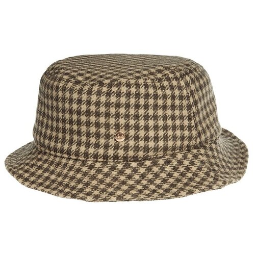 Панама Laird, размер 59, коричневый 2021 double sided wear embroidery panama bucket hat men women summer bucket cap hip hop hat fisherman hat