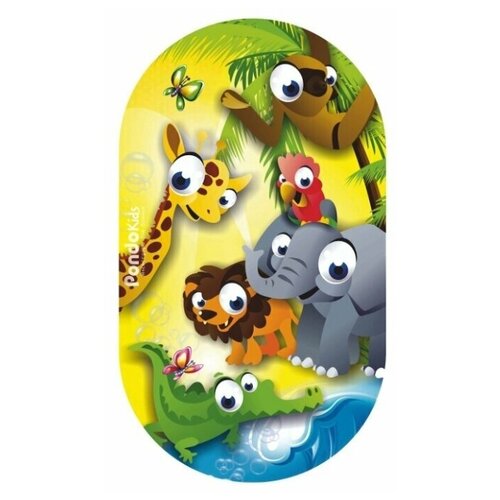 фото Pondo kids коврик для ванны, 69*39(±1)см, африка