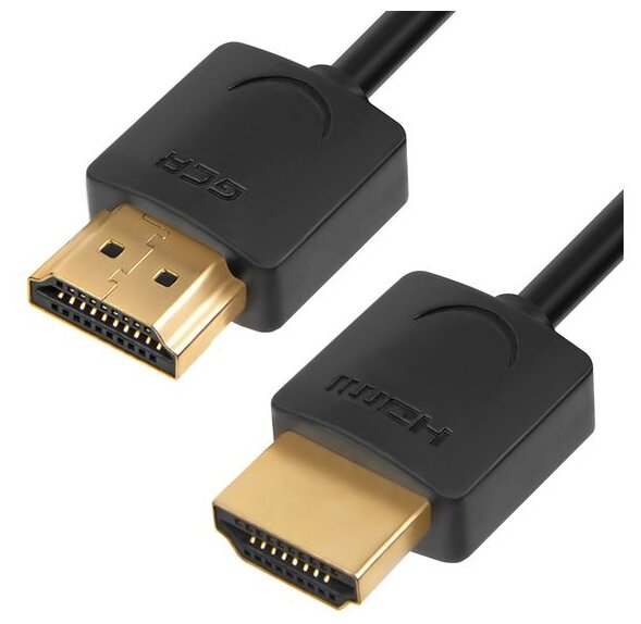 Кабель GCR HDMI - HDMI (GCR-HM502), 3 м, 1 шт., черный