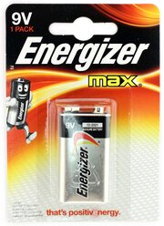 Батарейка "крона" ENERGIZER MAX (6LR61) 9В щелочная