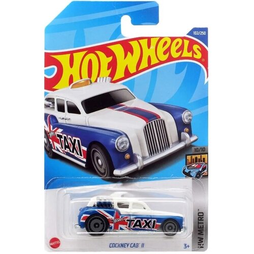 Машинка детская Hot Wheels игрушка коллекционная 1:64 COCKNEY CAB II