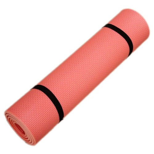 фото Коврик для йоги, для гимнастики isolon fitness, 140х50х0.5 см красный однотонный 0.1 кг 0.5 см