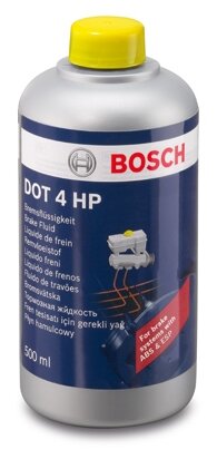 Жидкость тормозная bosch dot4hp 0,5л abs/esp, bosch, 1 987 479 112