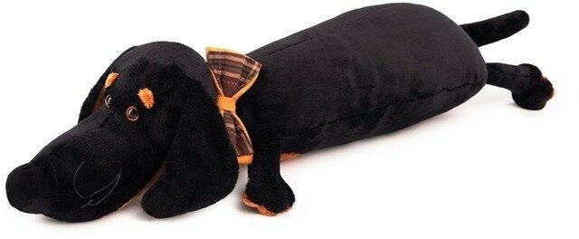 Мягкая игрушка-подушка - собака такса Ваксон - друг кота Басика 55 см / Подарок для детей и взрослых / Budi Basa