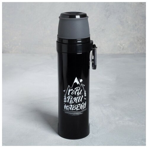 фото Термос с карабином «горы", 500 мл, время сохранения тепла 14 ч командор