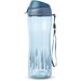 Бутылка для воды спортивная пластиковая с крышкой дорожная многоразовая автомобильная на сумку, Sports, 650 мл., оранженая
