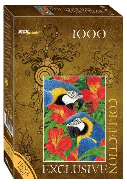 Пазл Step puzzle 1000 деталей: Попугаи FLOCK